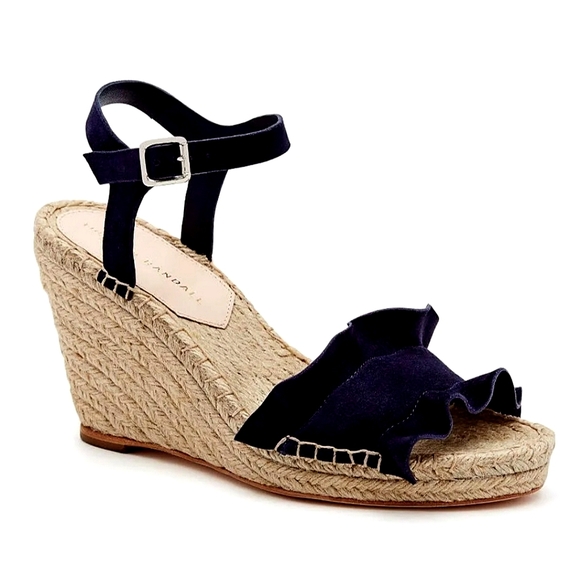 Loeffler Randall Shoes - Women's Loeffler Randall Gabby Espadrille Wedge in Black Size 6